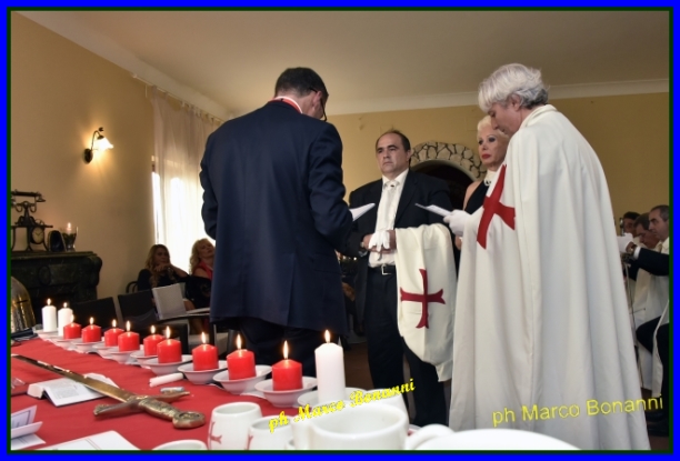 Cavalieri Templari: investiture della Commanderia “Nostra signora di Sion”